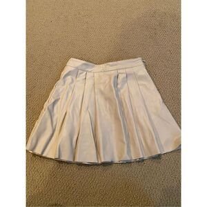 Zara pleather pleated skirt girls size 7